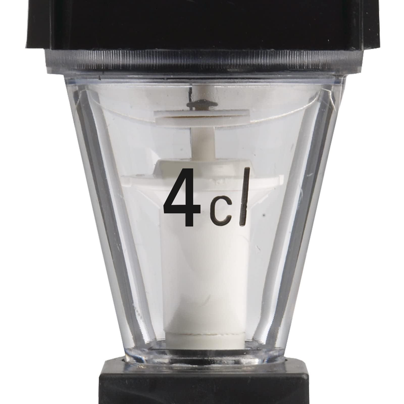 Westmark Dosiergerät mit Zählwerk, Dosierung pro Ausguss: 4 cl, Kunststoff, Standard, Schwarz/Transparent, 94402260