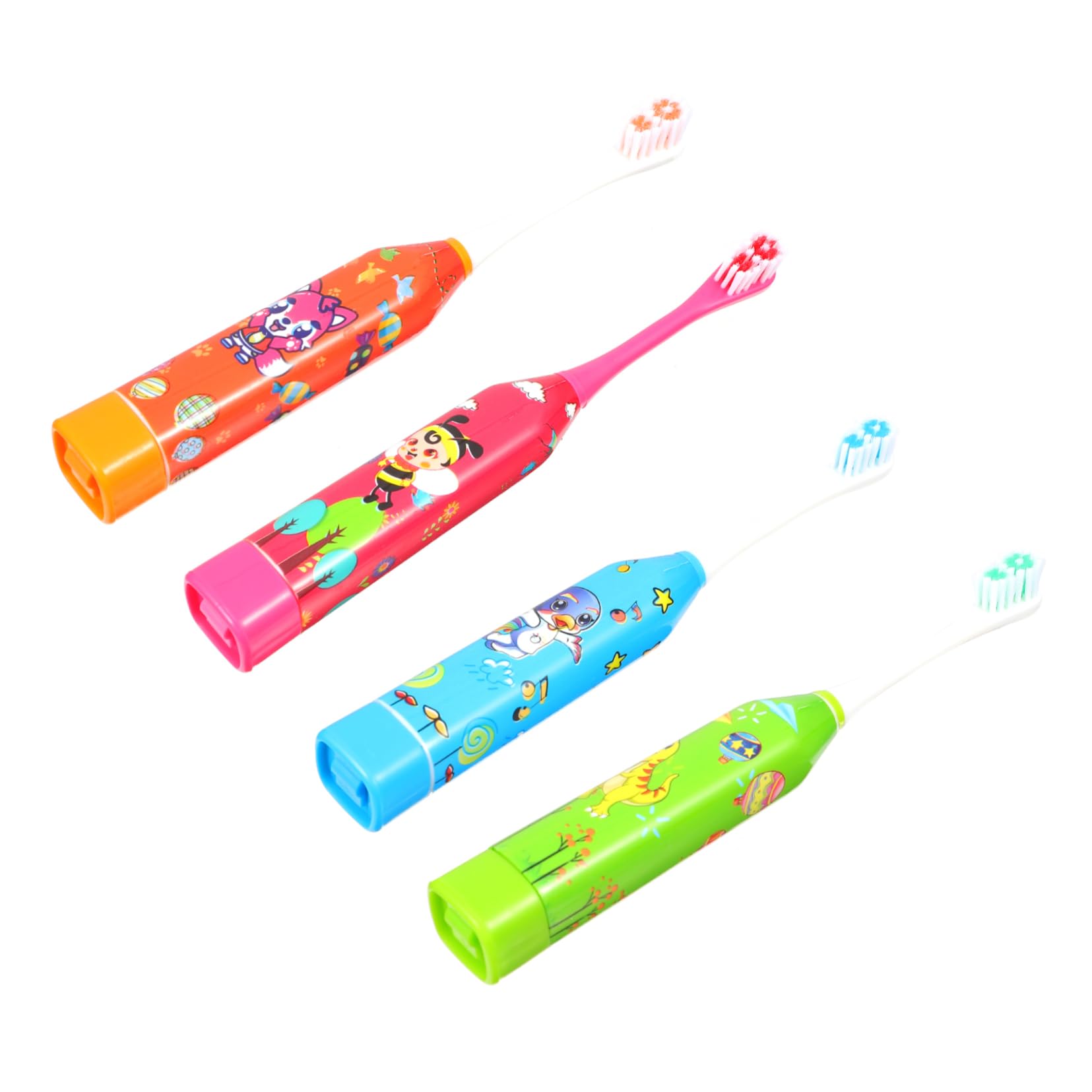 FRCOLOR 8 Piezas cepillo automático halitosis kinder cepillo infantil limpiador electrico bebe eléctrico familiar
