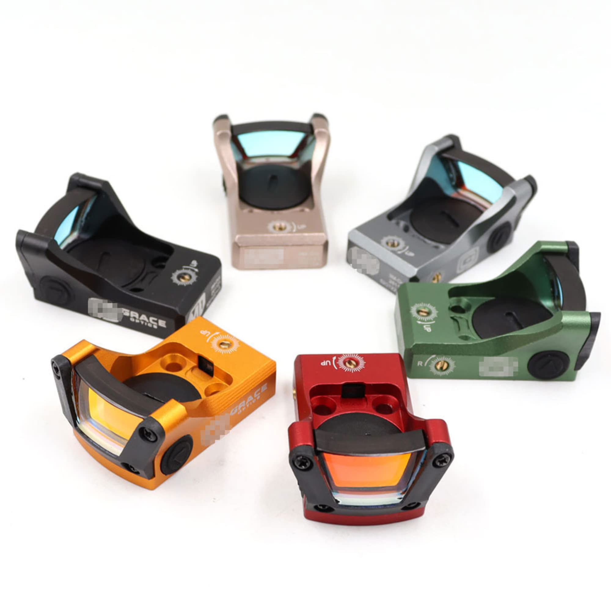 M1 Mini Red DOT Sight RMR Reflex Ottica Tattica Cannocchiale da Fucile per Airsoft Pistola Tiro All'aperto Olografica G Mount