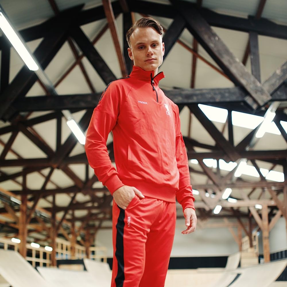 Tuta ufficiale FC Liverpool da uomo, 22/23, taglia M (M), giacca e pantaloni da allenamento Liverpool a maniche lunghe, giacca e pantaloni da calcio per allenamento
