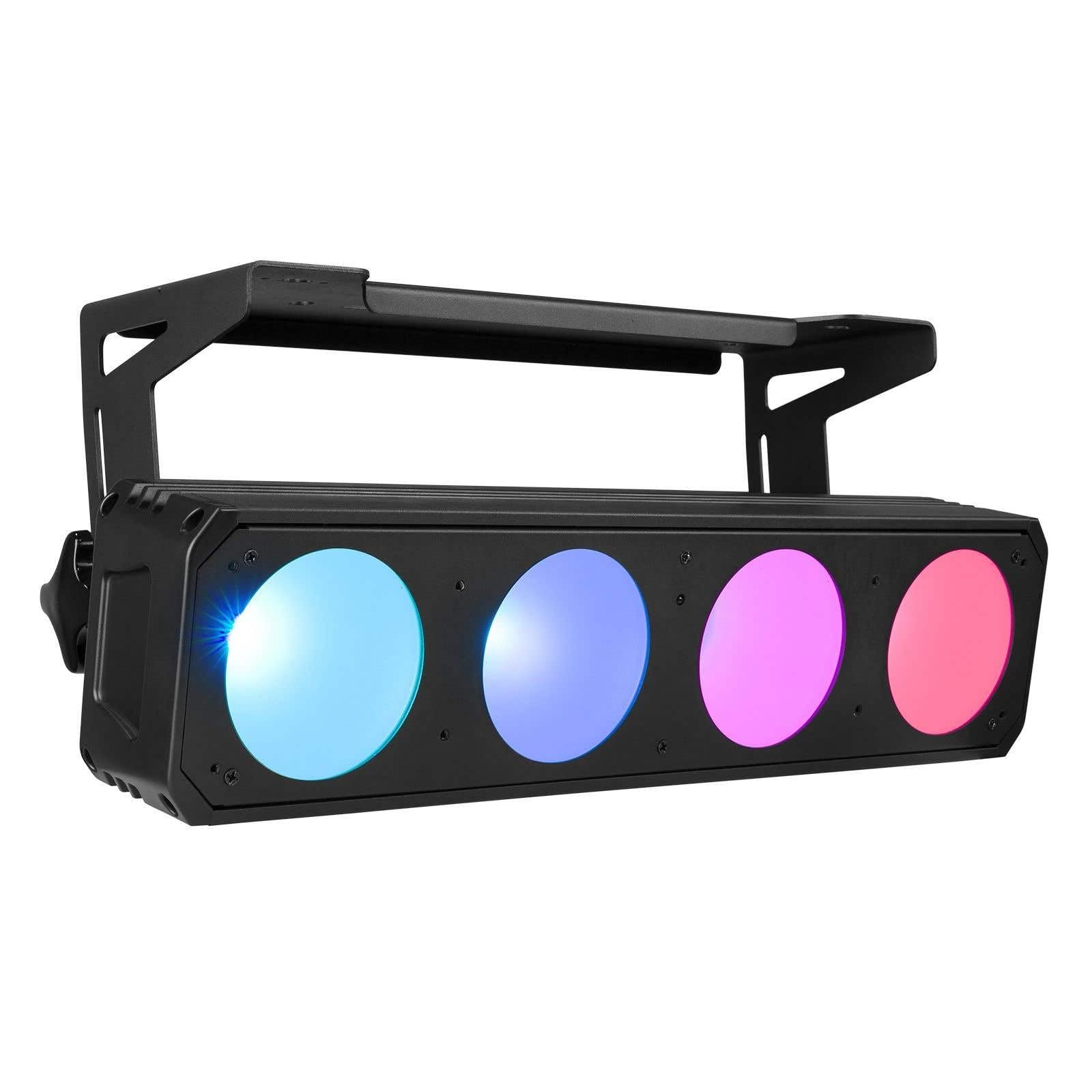 BeamZ Pro LUCID 2.4 - LED Bar 4 x 30 Watt COB RGBW, DMX, LED-Lichttechnik, Lichtleiste Profi, Washer, Master Slave, Luftkühler, Pixel Lichtbar, Bühnen, Eventtechnik