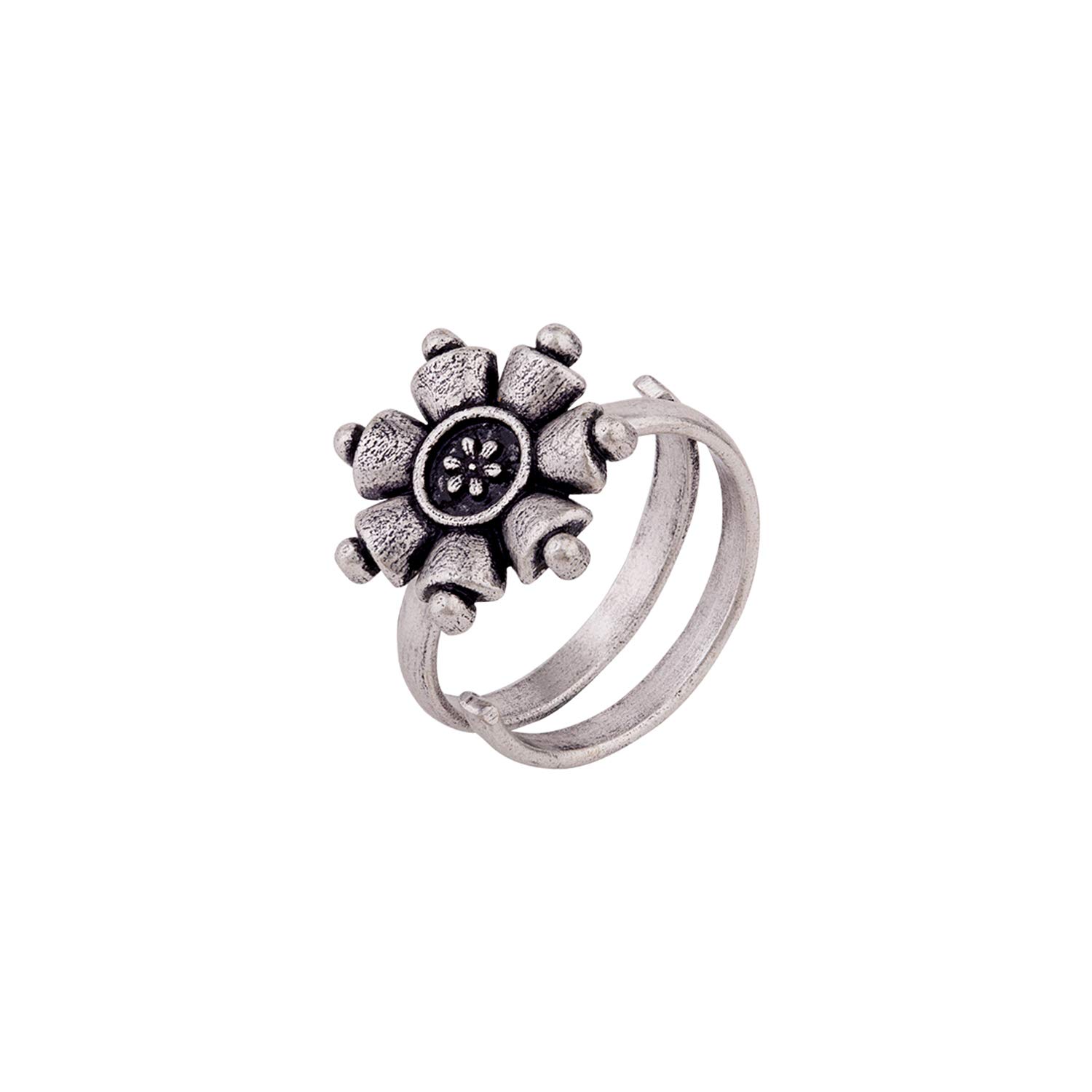 Voylla Nayantara Floral Motif Statement Ring Jewellery for Women (B07XHRZRVT) Amazon Price History, Amazon Price Tracker