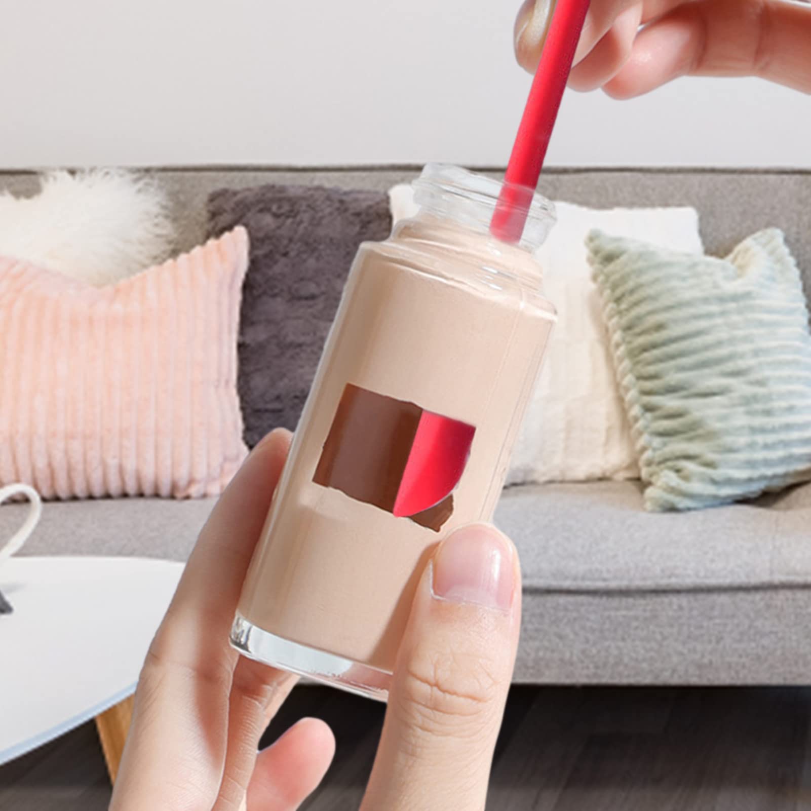 Siliconen spatel set, dubbelzijdige flexibele siliconen spatel met lepel, - spatel voor make-up, herbruikbare dunne potschraper, schoonheid en keuken