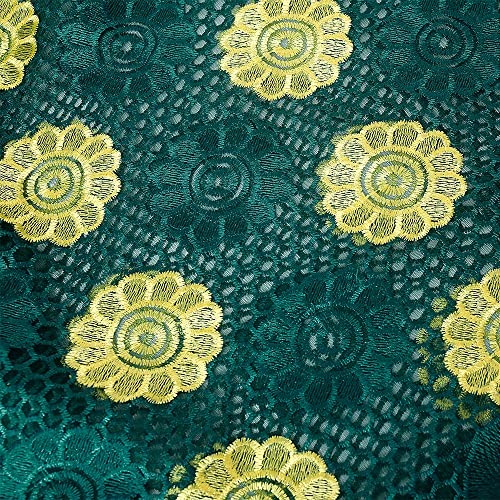 Hd Green Embroidery Kaftan Dress For Woman Batwing Gala Gown Tulle Casual Caftan #TOP3