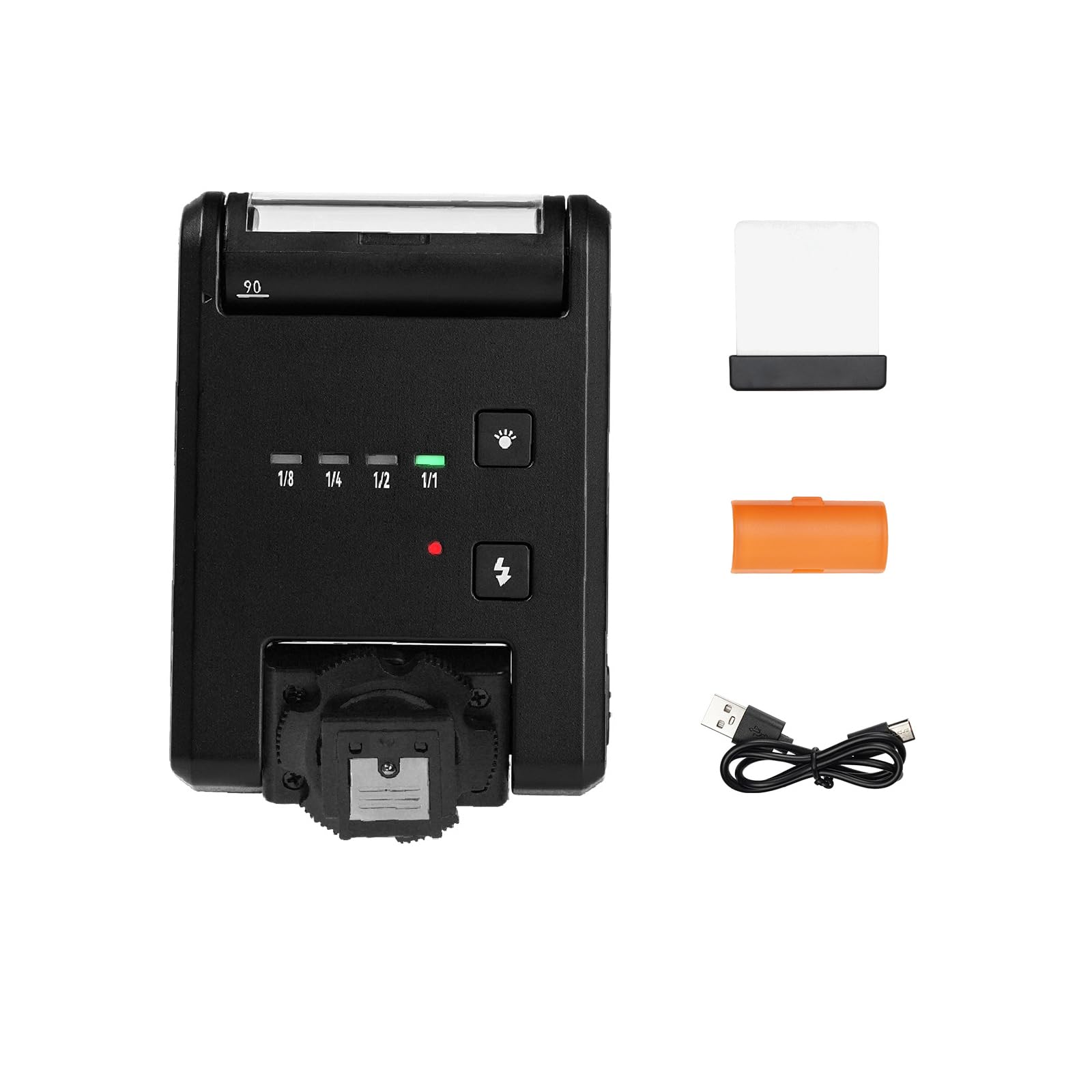 YONGNUO YN6 Manual Mini Standard Hot Shoe Flash for S, Typc C Charging Interface on Camera Flash Speedlite, with Built-in Li Battery, for A7 A6400