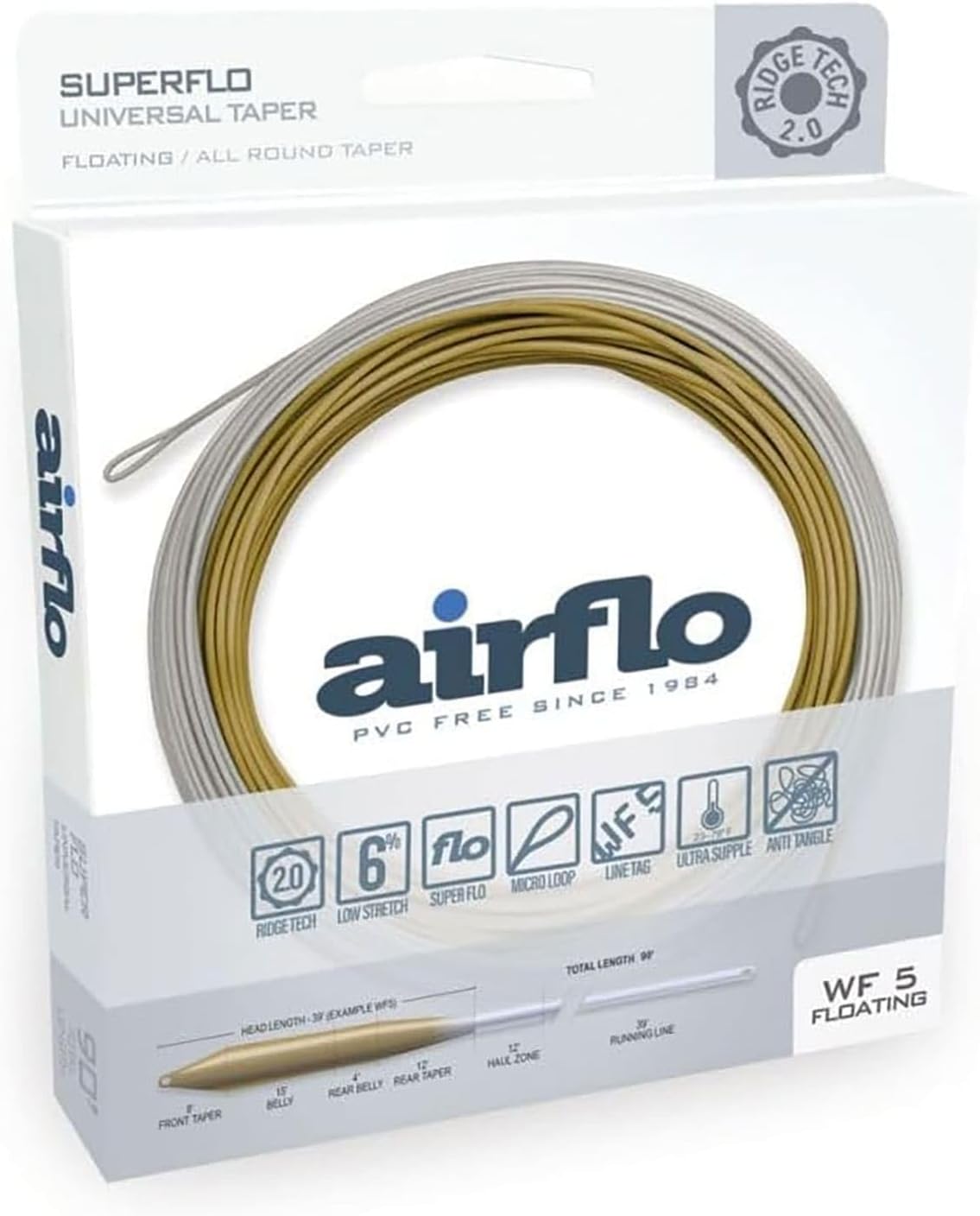 Airflo Superflo Ridge 2.0 Universal Taper Flyline