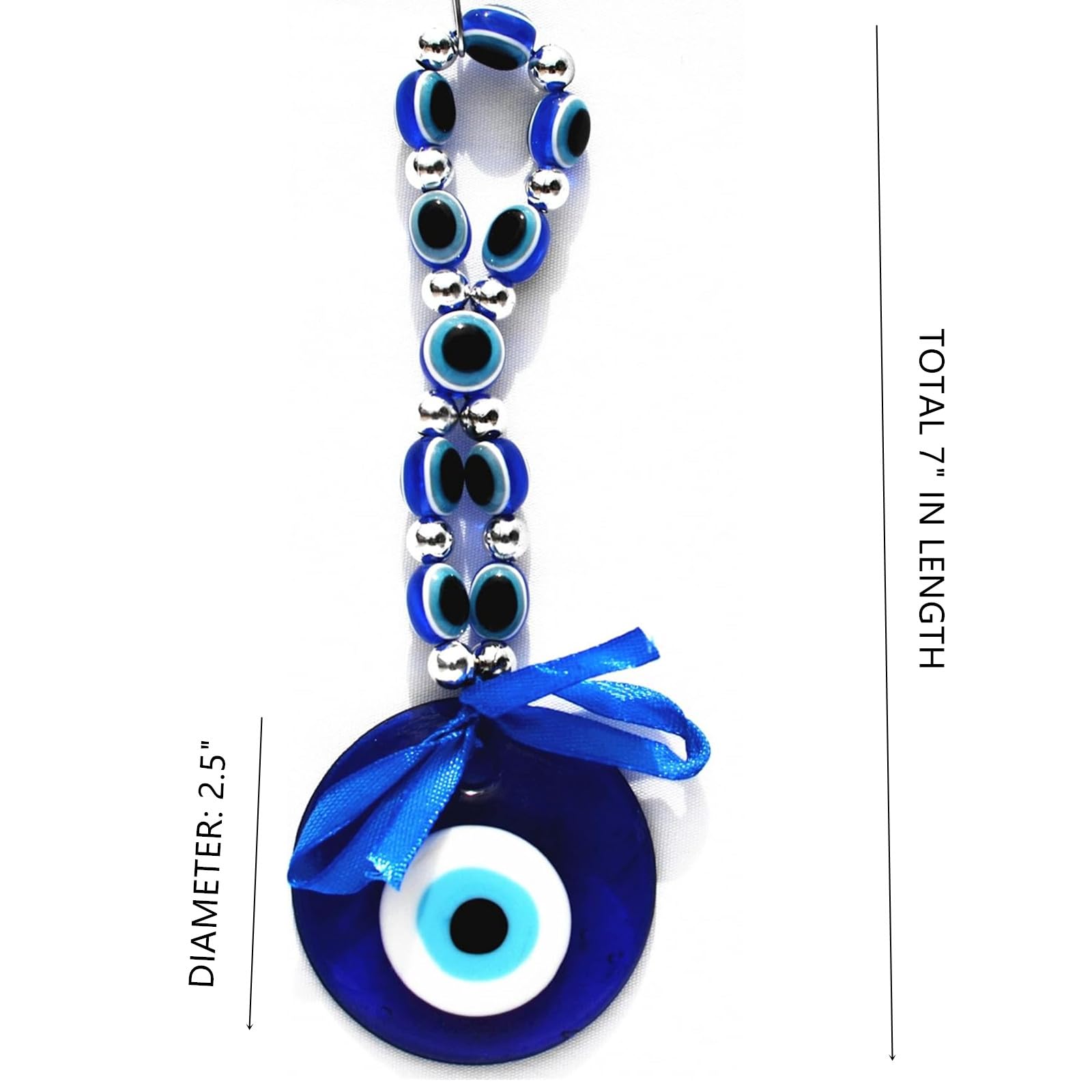 Oeil Bleu Protection Anti Mauvais Oeil Suspendre 4cm Œil Turc Bleu Porte- Bonheur - Protection Anti-mauvais œil - Fait Main - Cadeau Idéal - 4cm Nazar Boncuk Protection Anti Malchance Fait Main 4cm