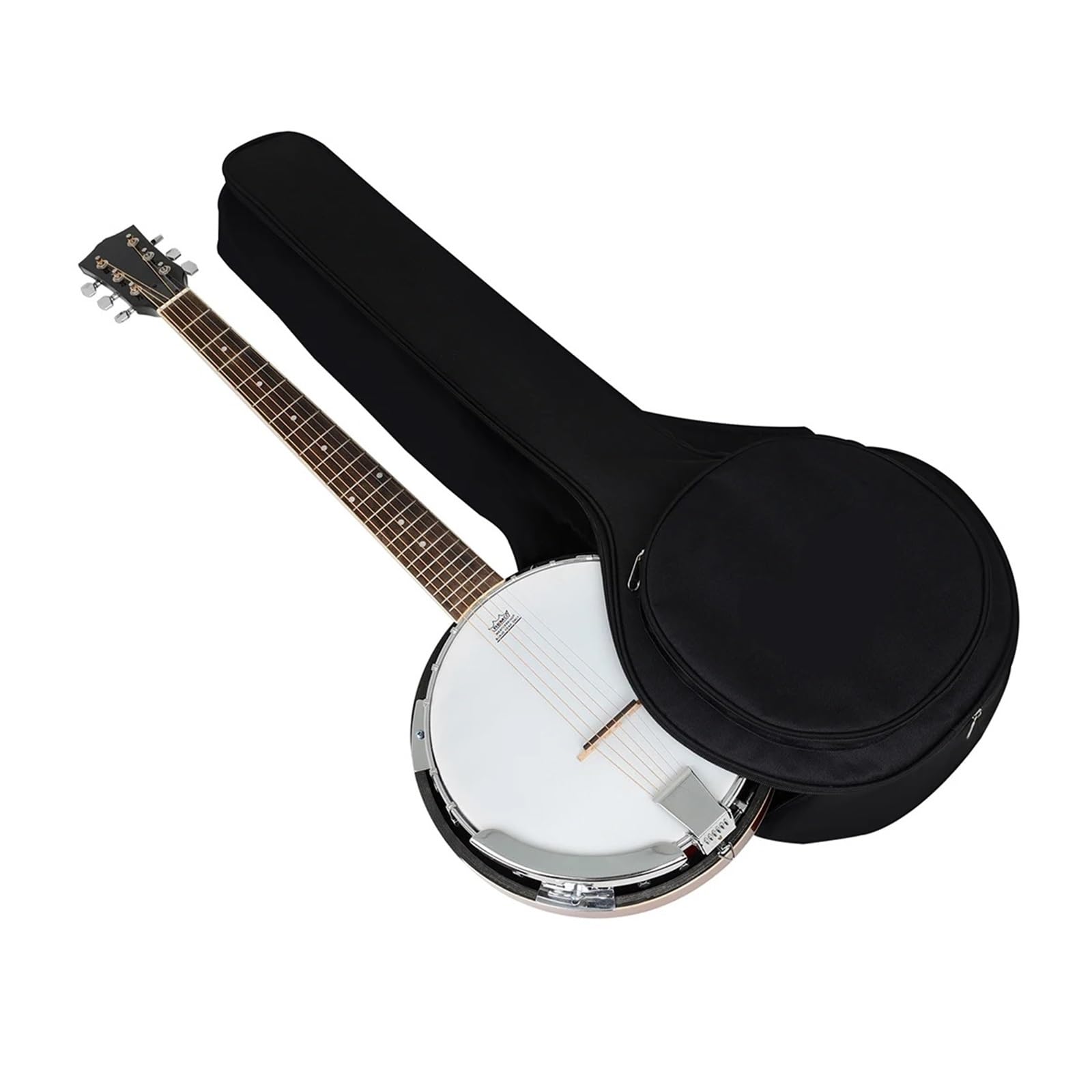 Banjo-Koffer aus ethnischer Baumwolle, verstellbare Schulter, 4/5 Saiten | Tragegriff for 4/5-saitige Banjos, Saitenzubehör