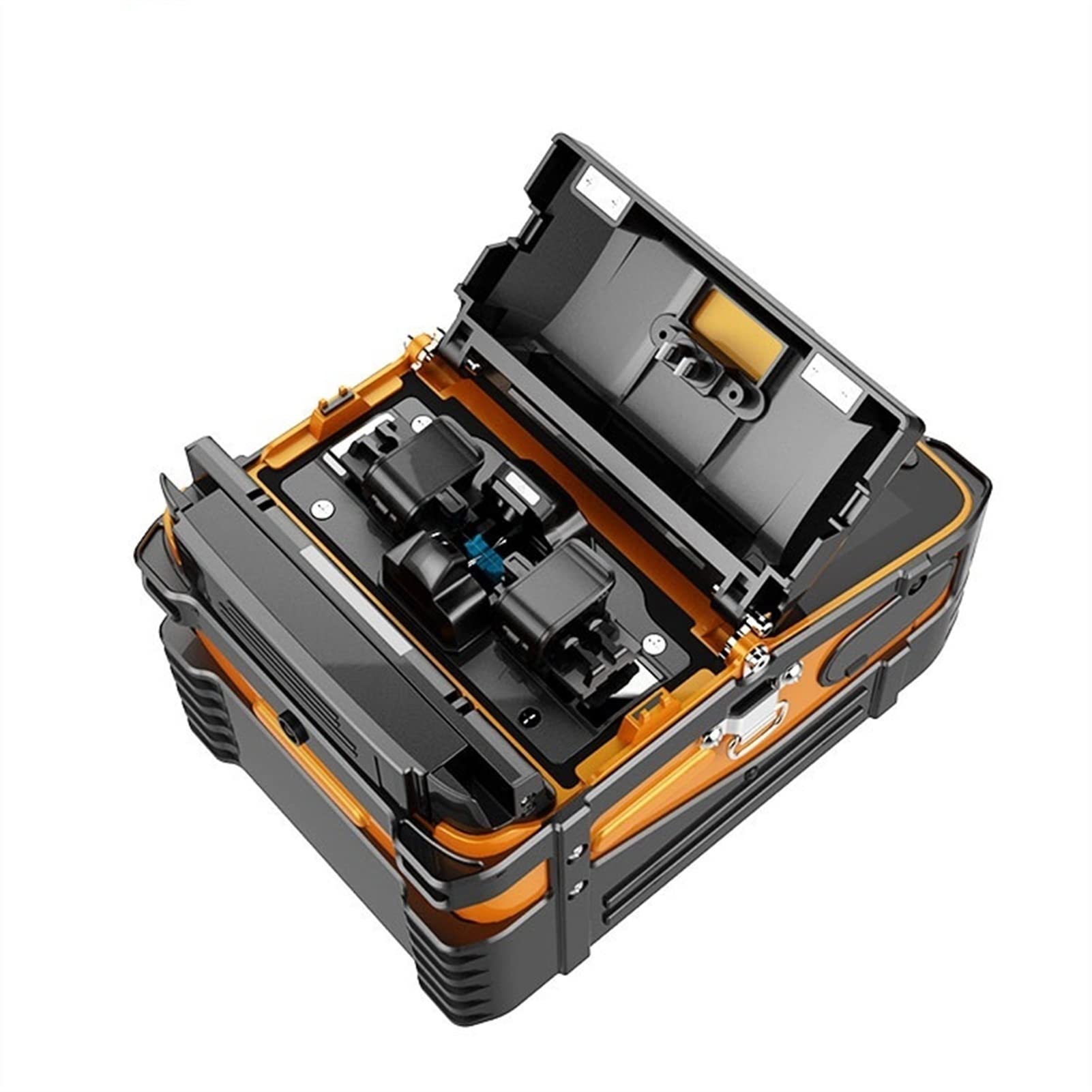 Fusionadora de Fibra Optica, Original AI-9 Señal de fuego automático SM & MM Multi lenguaje Fth Máquina de empalme de fibra óptica Empalme de fusión de fibra óptica(AI-9 Blue)