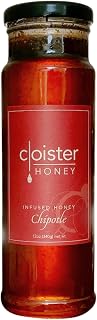 Cloister Honey Infused Honey - Chipotle (12 oz) | Hand Crafted | Raw Artisan Honey | 100% Pure, Raw & Unfiltered | All Natural | Made in USA |