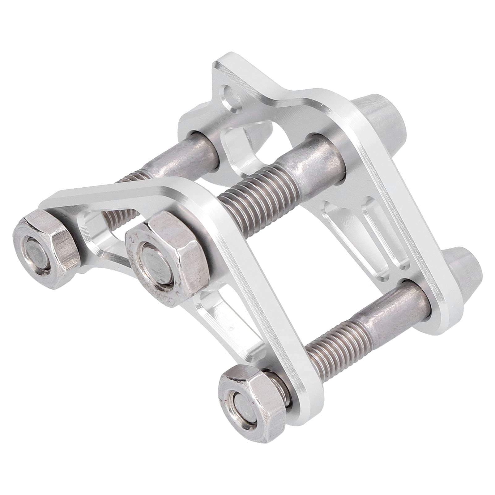 Shock Absorber Height Drop, Motorcycle Shock Absorber with Accessories Aluminum Alloy 0.8-1.2in Reduce Adjustable Shock Absorber for Piaggio Sprint 150 Primavcra 150 (B(silver))