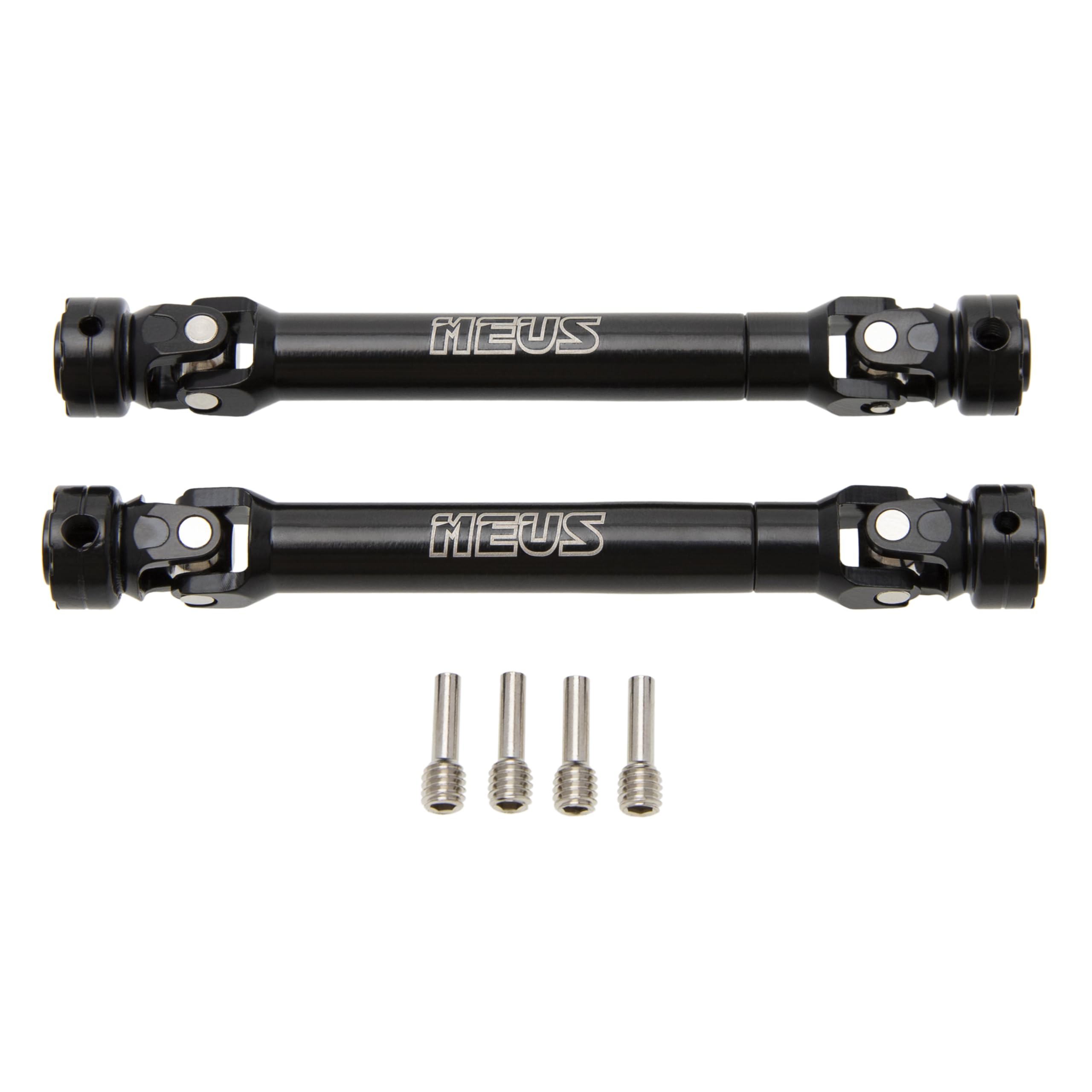 MEUS RACNIG 2pcs TRX4 SCX10 Driveshafts for 1/10 RC Crawler Traxxas TRX4/Axial SCX10/Tamiya CCO1/Redcat Gen8 etc.. (94mm)