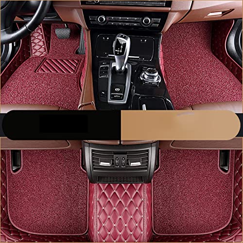 Tapis de sol de voiture personnalisés pour A3 Sportback, confort de voyage couleur Wine-Wine 2012