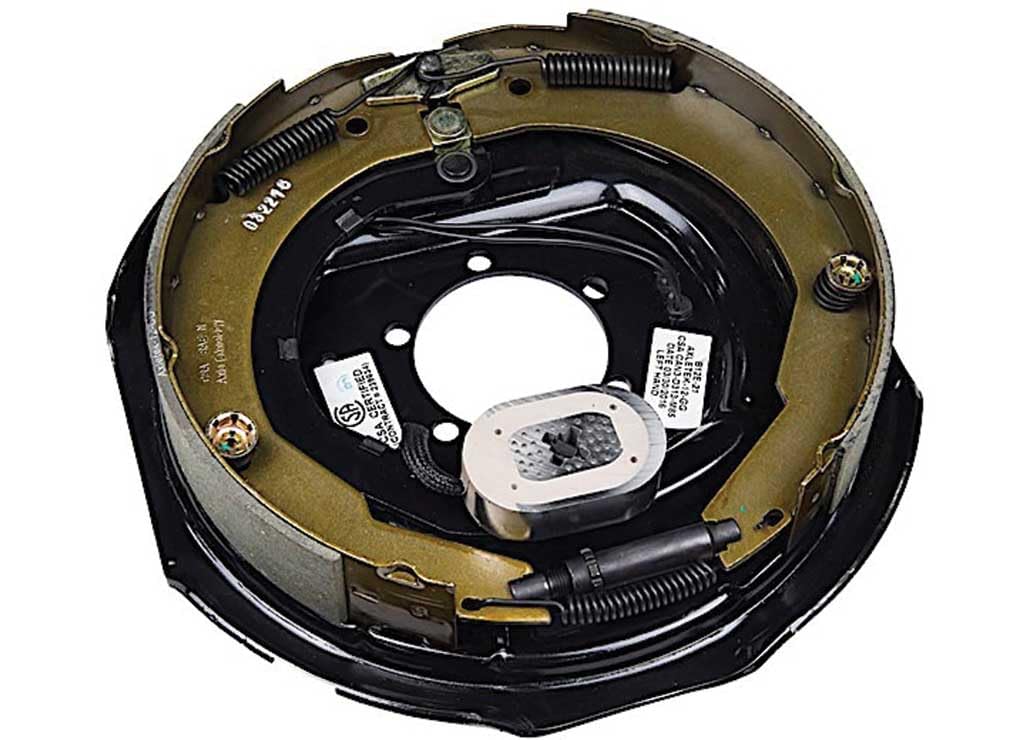 Lippert Components 122259: 12'' X 2'' Lh Electric Brake Assembly, 5-Bolt: 4000-7000# Axle (Raw)