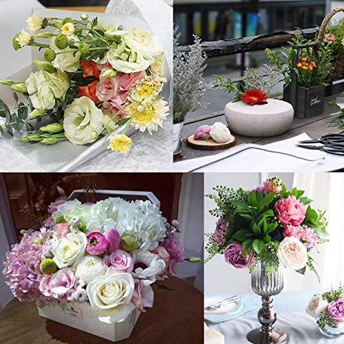 4 Pack, 1/2\" Wide Green Floral Tapes, findTop Floral Tapes for Bouquet Stem Wrapping and Floral Crafts- 30Yard/Roll