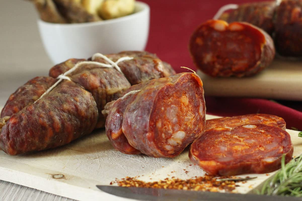 Moretti® Spoletta Spago Per Salumi | Confezione 10 Pezzi Rotoli | Resitente Per Legatura Salumi | Decorazioni Pacchi Regali | Spessore 2/3 Bianco