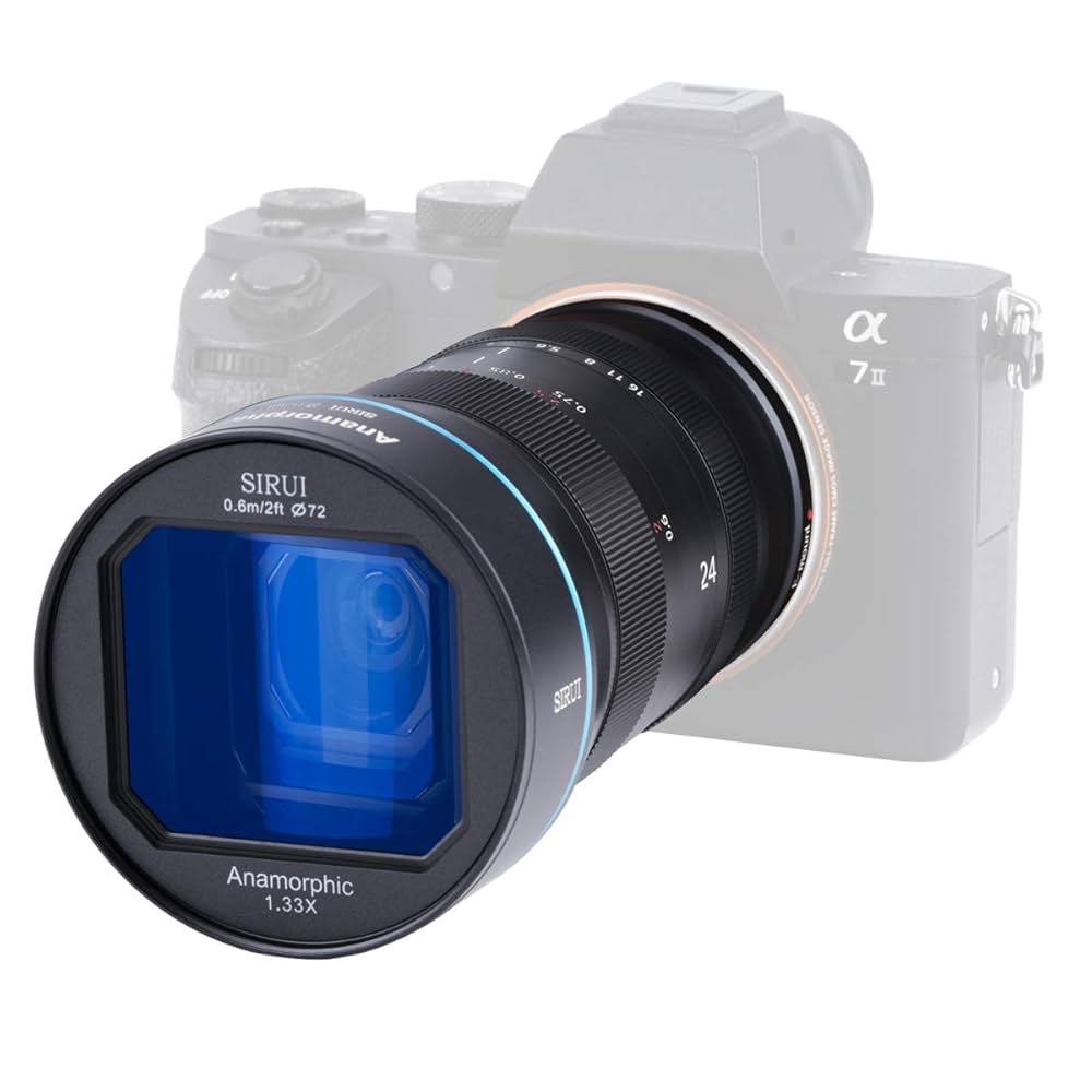 Amazon.co.jp: SIRUI 24mm アナモルフィックレンズ F2.8 1.33X