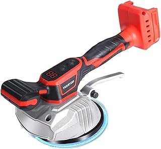 Fliesenvibrationswerkzeug Fliesen Fliesen Maschine Hohe Lade Kapazität Wand Boden Cordless Fliesen Verlegung Vibrations Werkzeug 8 Einstellbar for Batterie Sparen Sie Zeit und Energie