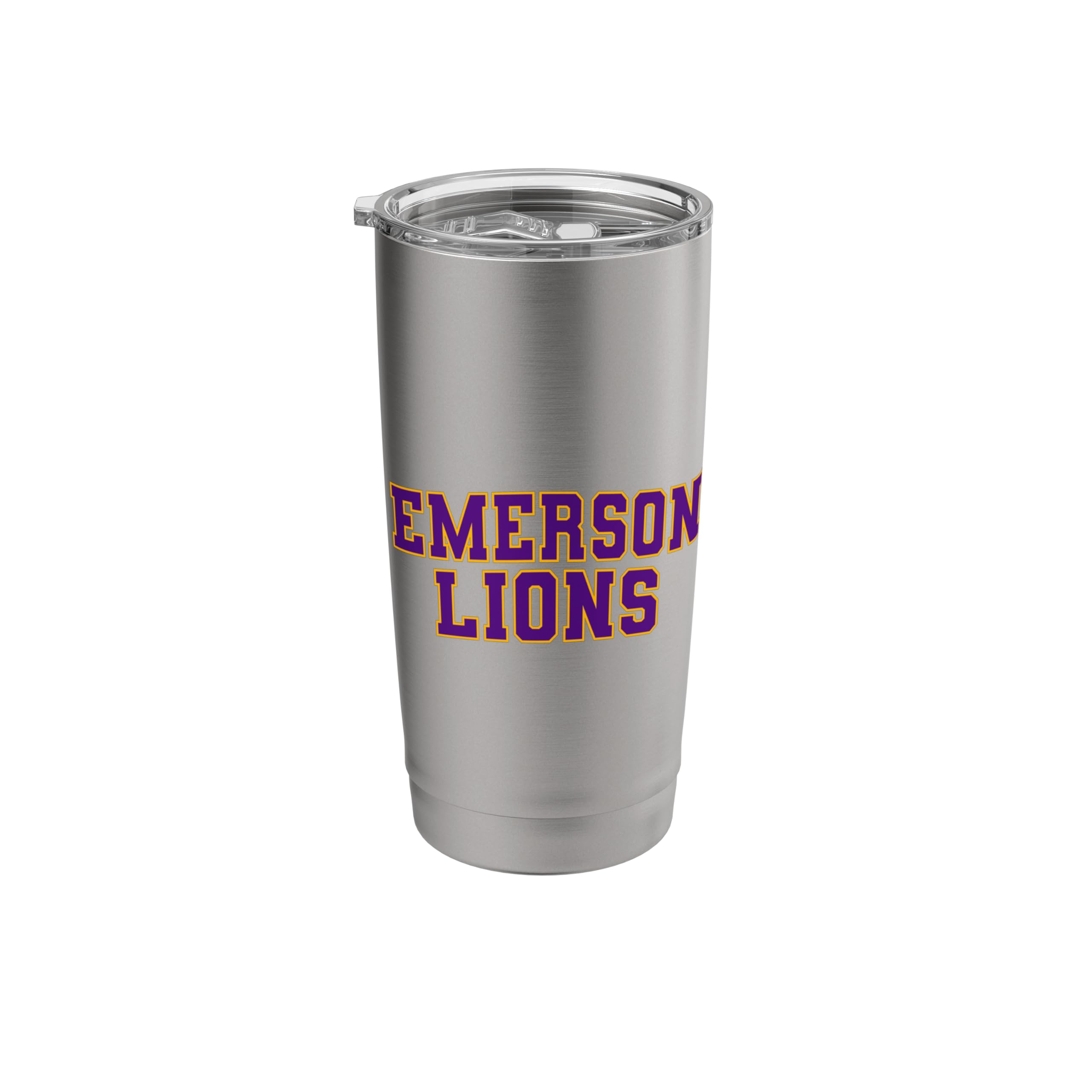 Emerson College Lions Apparel Sports Fan Stainless Steel Insulated Tumbler