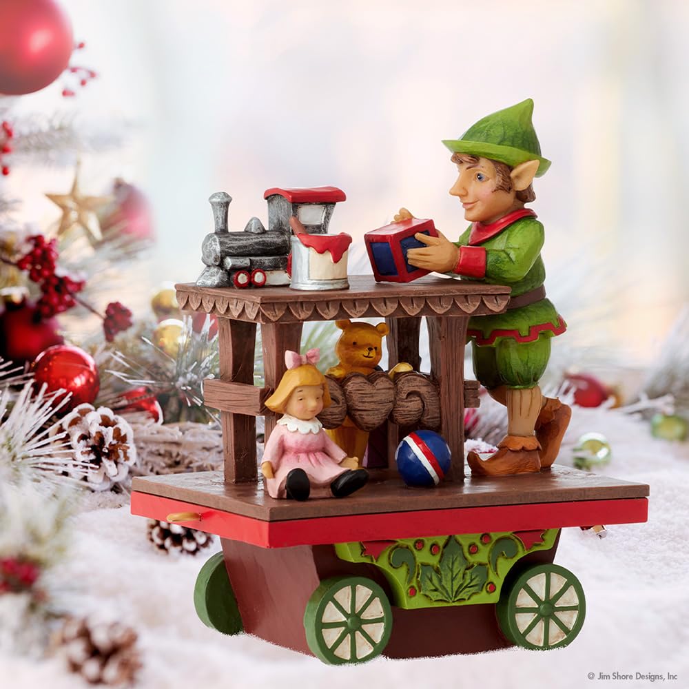 Amazon.com: Enesco Jim Shore Heartwood Creek Annuam Train Car Elf
