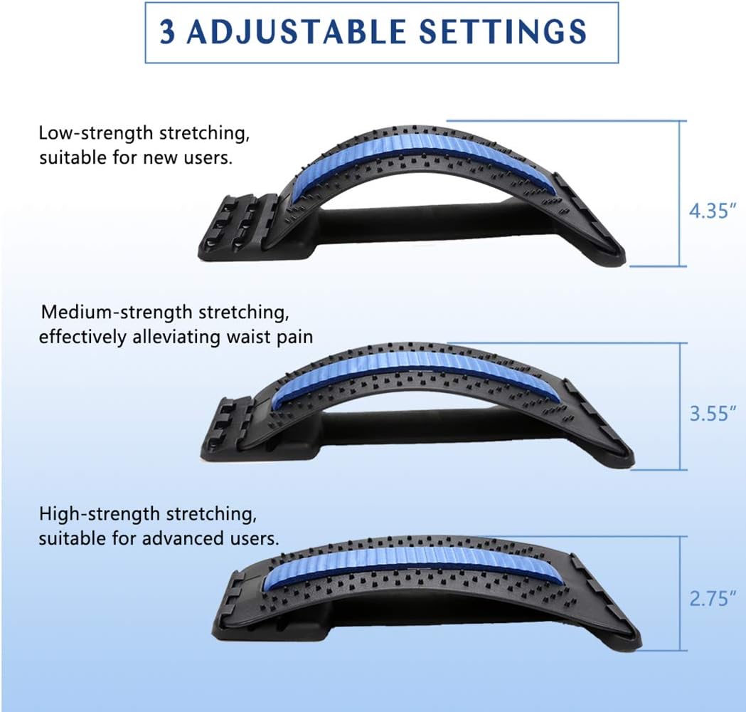 Get Discount Offer Nolencia Back Stretching Device, Backright Lumbar Relief Back Stretcher, 3 Adjustable Setting Magic Back Massager Lumbar Support, Spine Pain Muscle Relief (Black) 60% Off Discount Nolencia Back Stretching Device, Backright Lumbar Relief Back Stretcher, 3 Adjustable Setting Magic Back Massager Lumbar Support, Spine Pain Muscle Relief (Black)