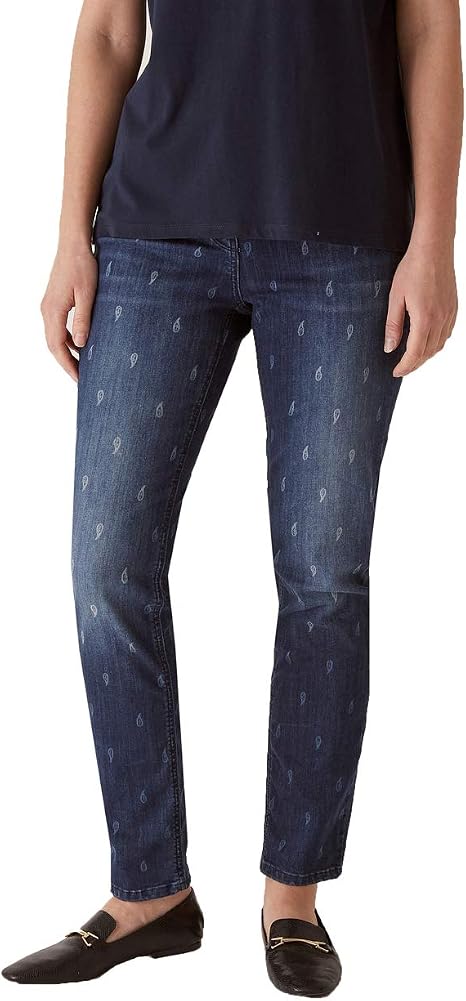 Elena Mirò : Jeans Stampati Blu 45 Donna : Amazon.it: Abbigliamento