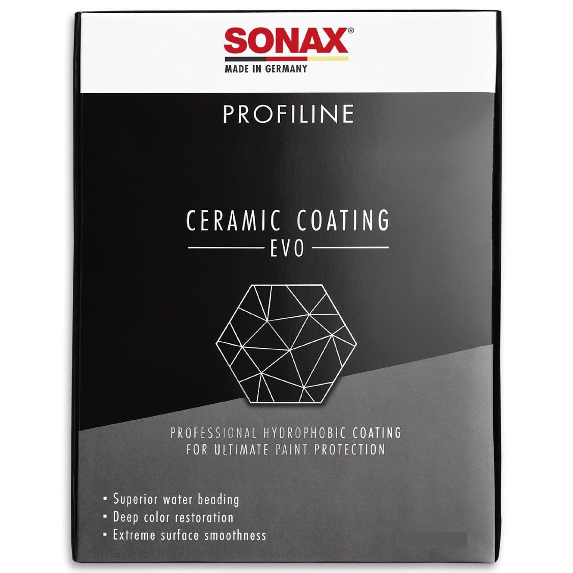 SONAX PROFILINE CeramicCoating CC Evo Komplettset zur keramischen Langzeitversiegelung von Lacken | Art-Nr. 02379410