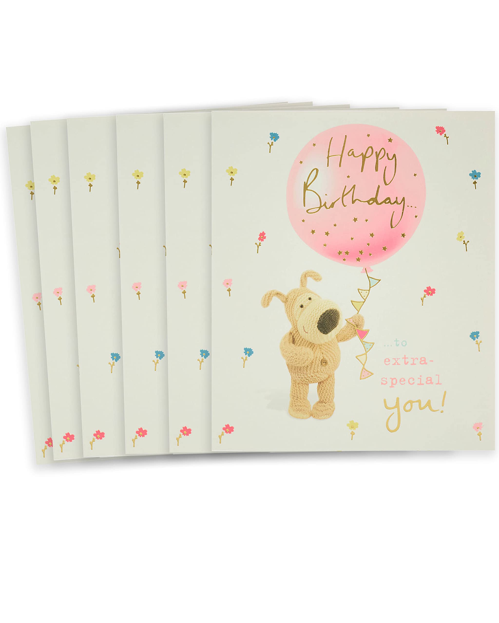 Buy Boofle Birthday Card Bundle 6 Card Multipack Birthday Card for