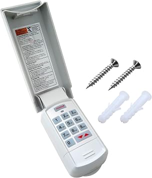 New Upgraded Garage Door Opener Keypad Compatible for Overhead Door Remote Model for Python OCG510, for Python OCG550L, for Python OCG710, for Python OCG750L