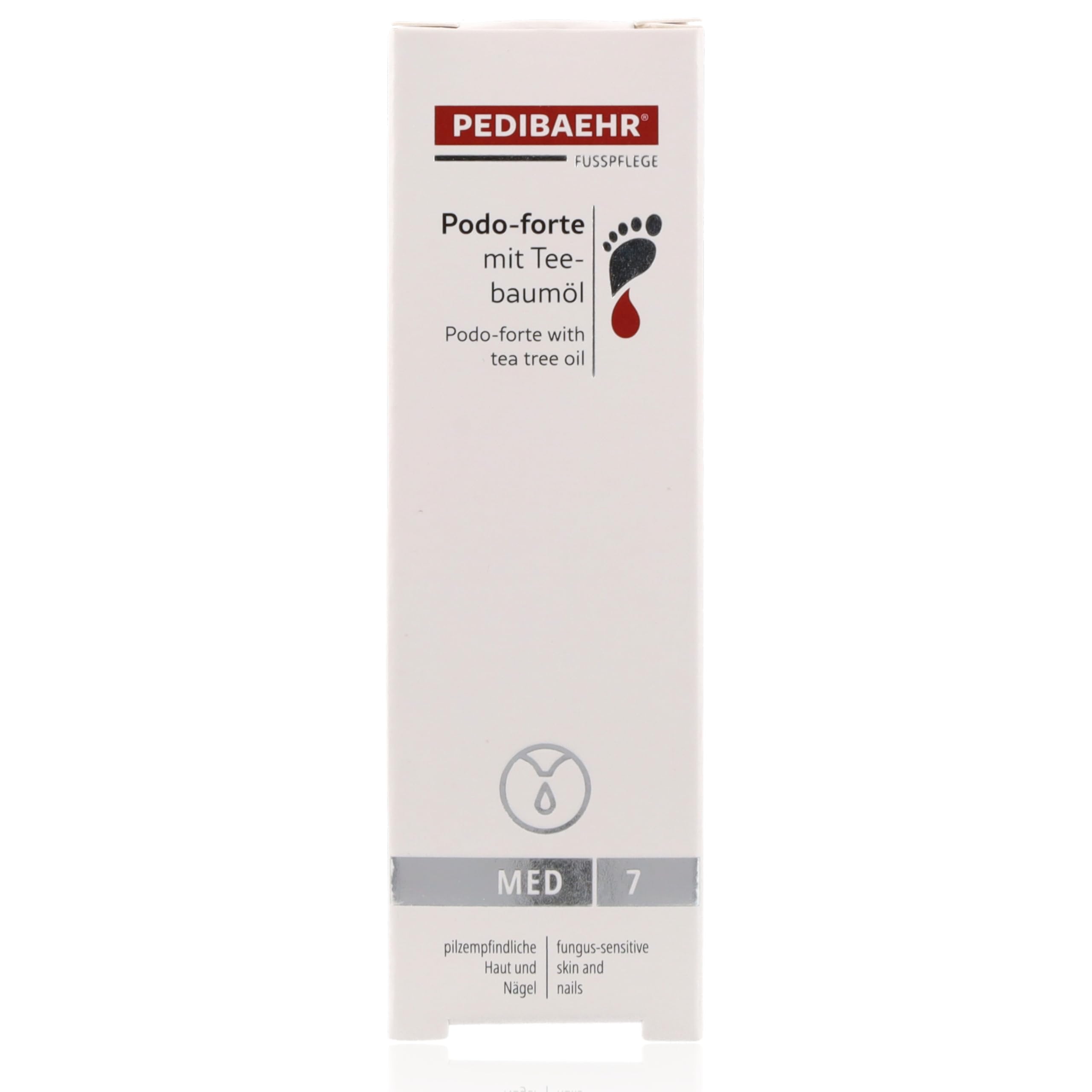 Podo forte fluido con olio di albero del tè, cura speciale delle dita, cura delle unghie, pediBaehr, 30 ml