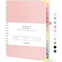 Forvencer 2027 Planner, Hardcover Calendar Planner Jan - Dec 2027, 8.5"x11"