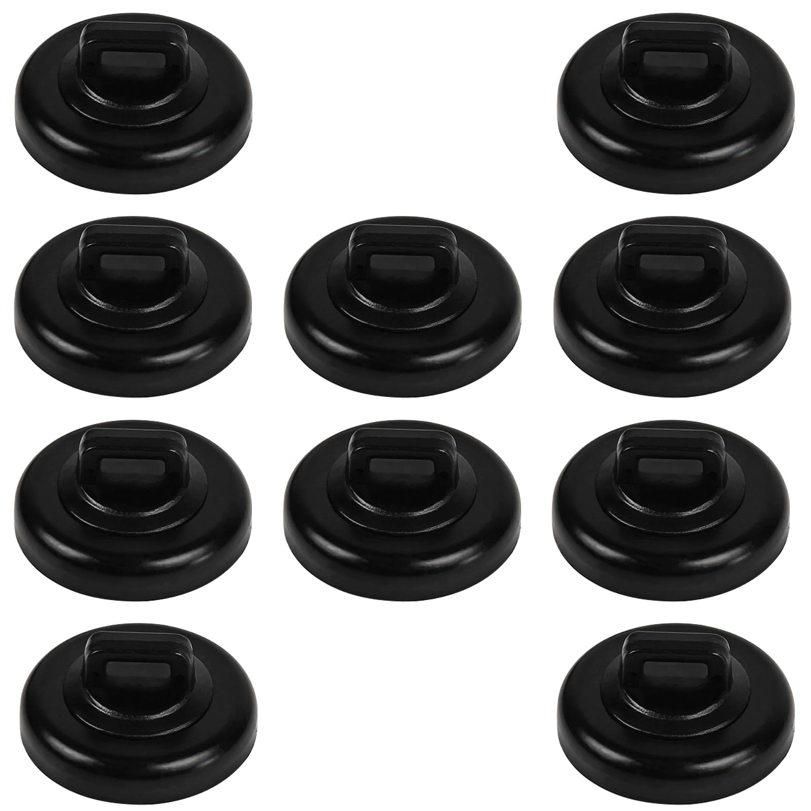 Magnet Zip Tie Mount Clips Magnetic Zip Ties Mount Base Holder Strong Wire Cable Holder Mount Wire Clips Management for Home Office Marine Electrical Wiring (D23 10Pcs)