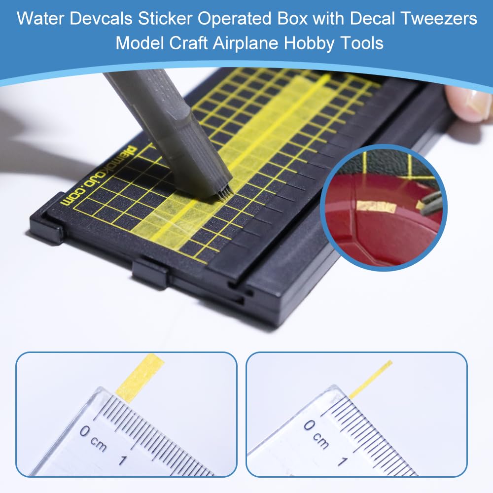 Model Tools, Masking Tape Parallel Cutting Knife Set, Model Masking Tape Cutting Knife Machine with Mat Board, Knife Pen - Image 2