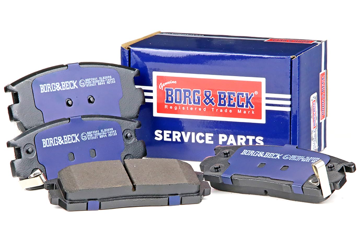 Brake Pads Set Rear BBP2041 Borg & Beck 1605123 4817791 4819239 95459513 Quality