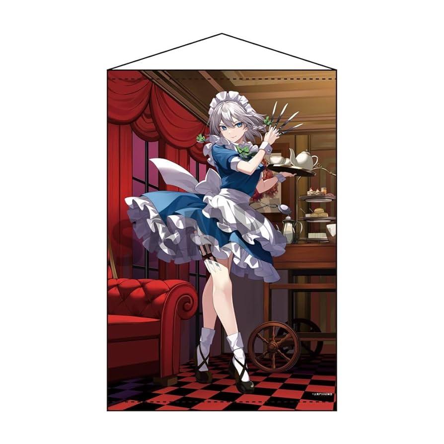 Amazon.co.jp: 東方プロジェクト B2タペストリー 67 十六夜咲夜