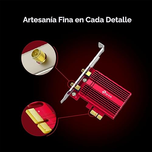 Miniatura 5 de TP-Link Tarjeta WiFi 6 AX3000 PCIe WiFi (Archer TX3000E), hasta 2400 Mbps, Bluetooth 5.3, 802.11AX Adaptador inalámbrico de doble banda con MU-MIMO