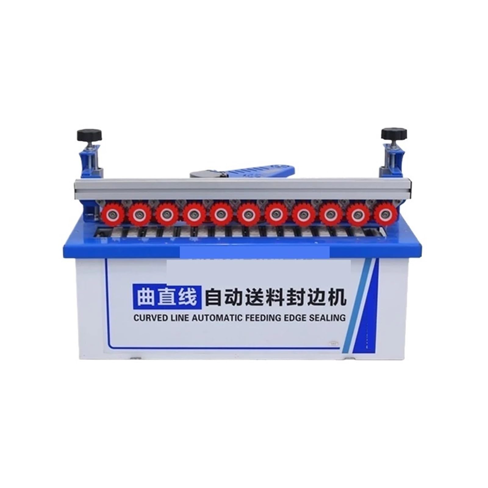 Wood Work Edge Banding Machine 770 Curved/Straightened Bander Full-Process Plate Delivery Extended Length Base Stand Option Speed and Efficiency Improvement(Set 1,Add Base Stand)