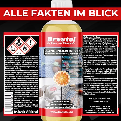 Baumharzentferner Brestol Orangenreiniger 300 ml