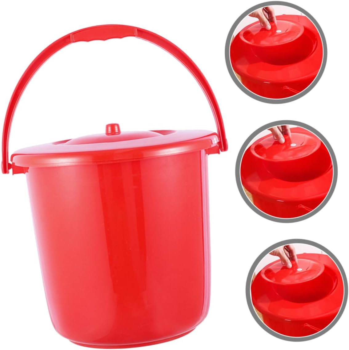 Unisex Portable Chamber Pot for Adults Boys and Girls Urinal Bottle Handle for Night Use for Elderly Pregnant Women and Disabled Easy to Clean Lightweight Design