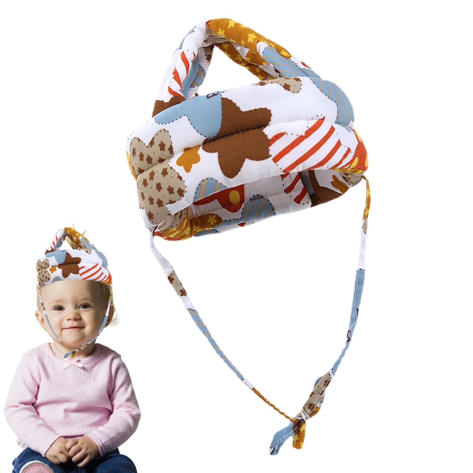 Toddler Helmet for Crawling Walking,Learn to Walk Baby Head Cushion Easily Clean Helmet - Baby Activity Supplies for Pre-Schools, Home, Nursery, Children's Playgrounds Kasmole
