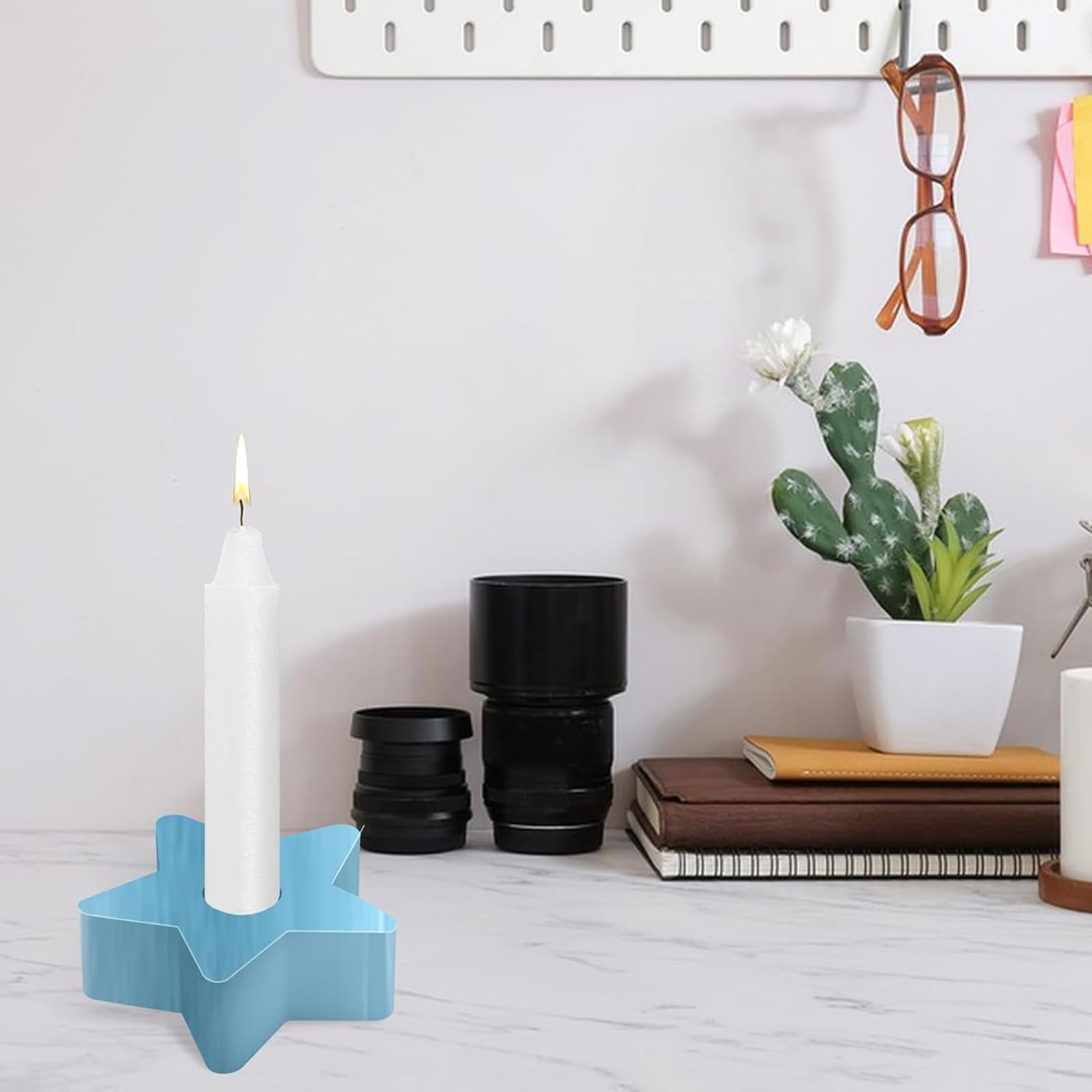 Moule Silicone Pour Réaliser Un Bougeoir Fleur 8 Cm - Transparent X1 - Perles & Co