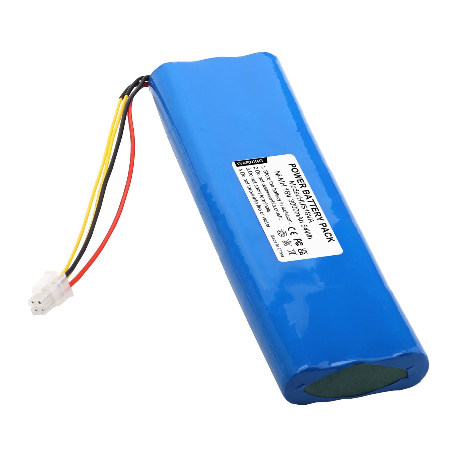 18V 3000mAh NI-MH Ersatzakku kompatibel mit Husqvarna Automower 220AC, 230ACX, 210C, 260ACX, G2, Solar Hybrid Mähroboter – 54Wh Rasenmäher Akku