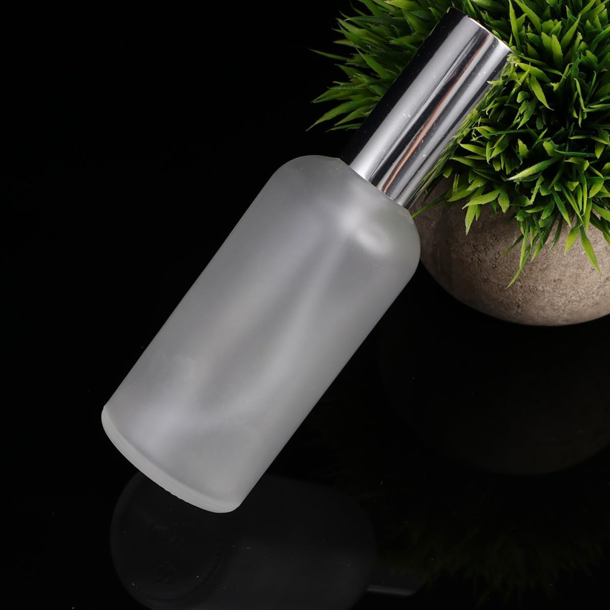 Fine Mist Spray Pump Bottles Made of Glass and Plastic 10pcs 100ml Refillable Lotion Dispenser Bottles for Travel and Camping