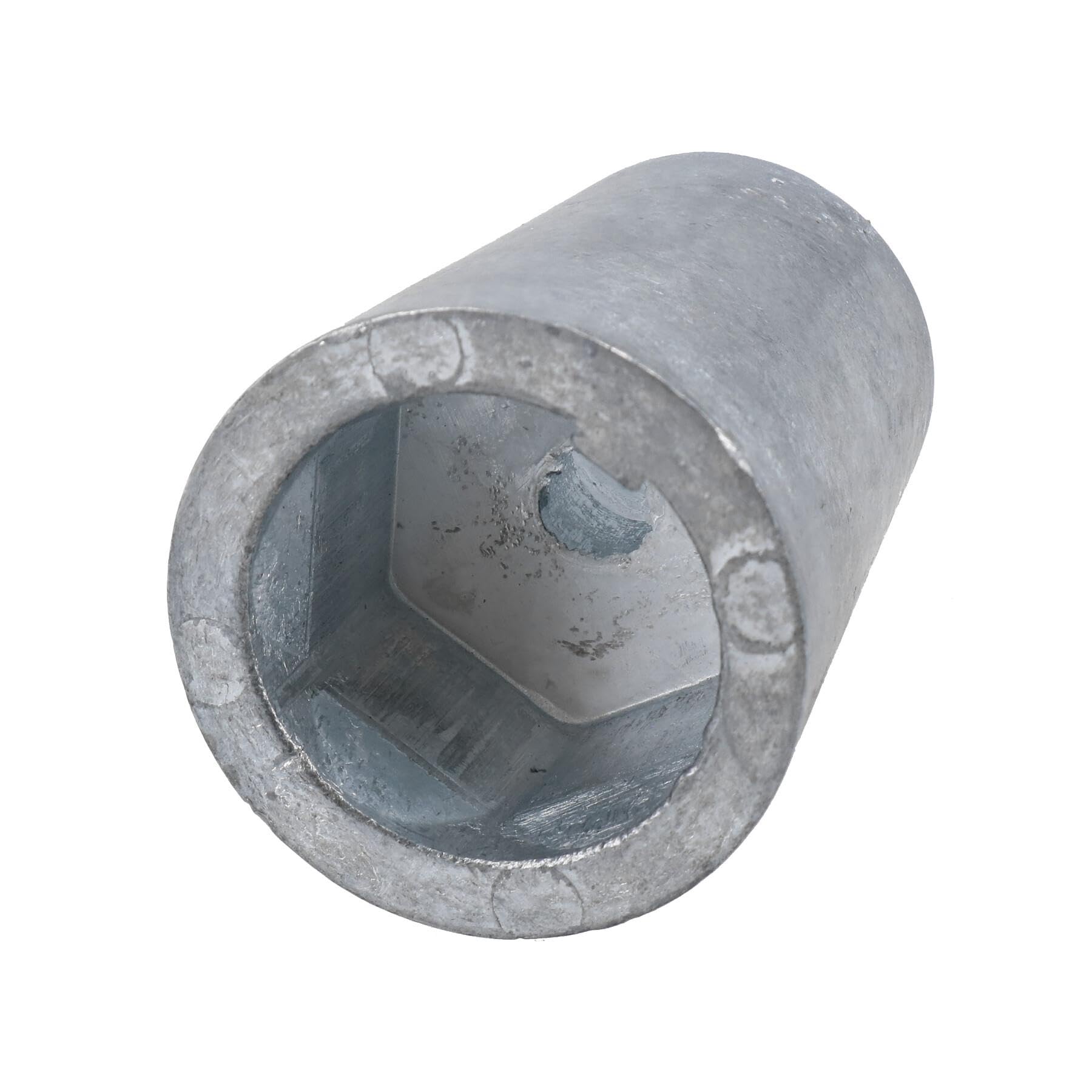 AB Tools Accesorio hexagonal de hélice de barco de eje de ánodo sacrificial de zinc