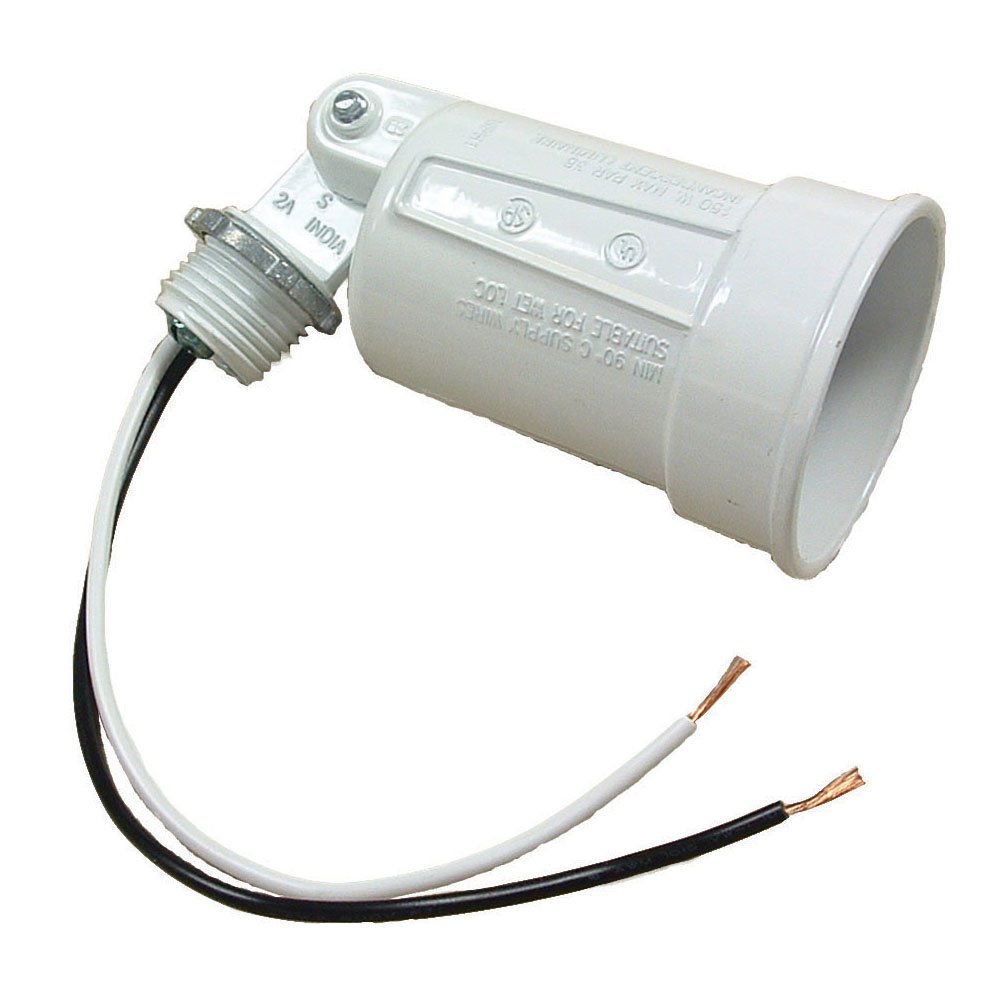 BELL Hub- 5606-1 Lampholder, White