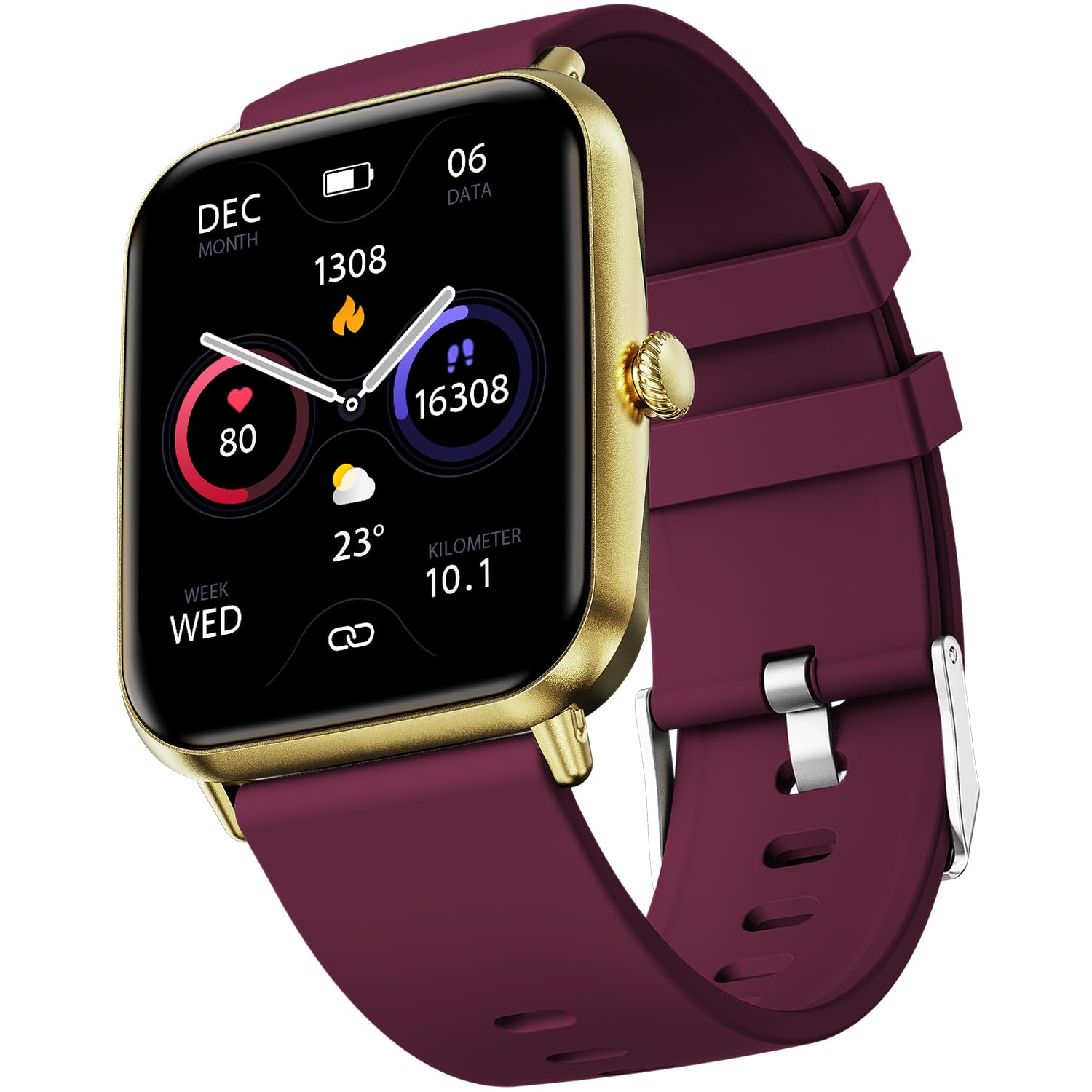 Fire-Boltt Ninja Call Pro Plus Fusion Smart Watch 1.83 inch with Bluetooth Calling, AI Voice Assistance, 100 Sports Modes IP67 Rating, 240 * 280 Pixel High Resolution (Wine)-picture-37