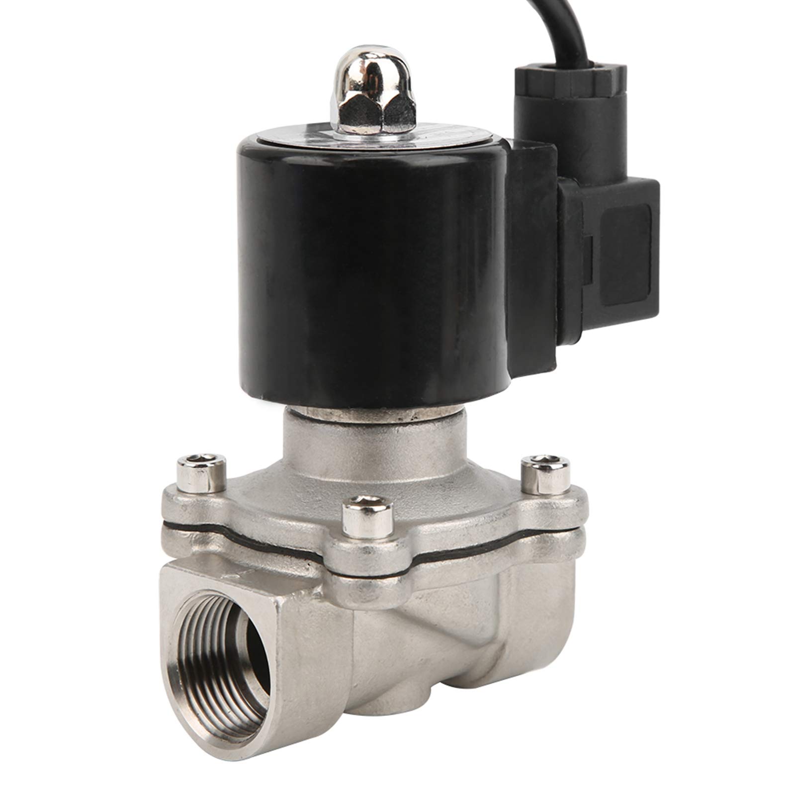 Tbest Elettrovalvola G3/4 in Acciaio Inossidabile 304 (AC220V)