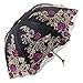 Honeystore Sun Protection Vintage Lace Parasol Decorative Umbrellas for Wedding BM1820 Black