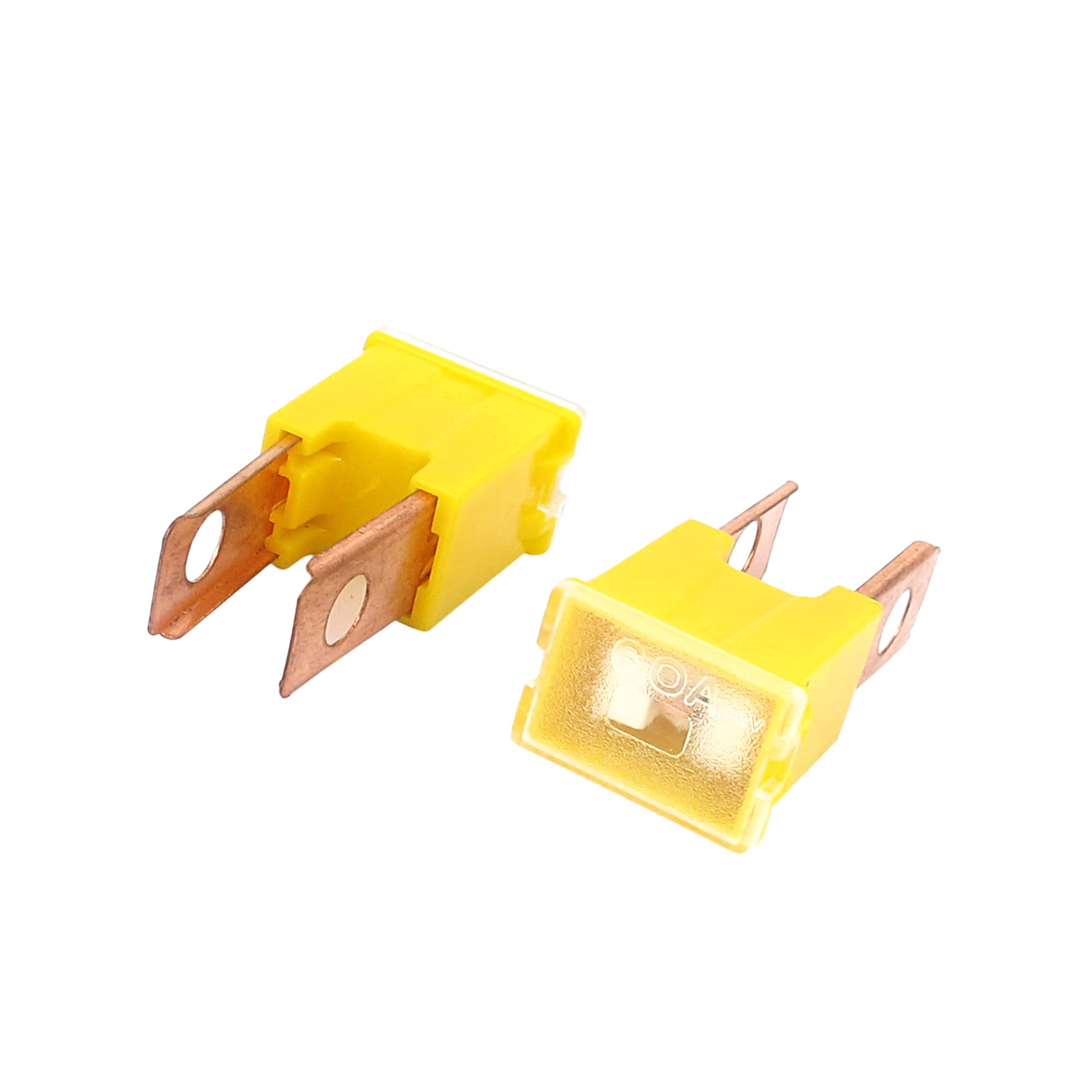 ACROPIX タイプヒューズ 60A イエロー 2個 自動車用 配電保護 過熱保護 短絡防止 耐腐食 耐摩耗 DC用