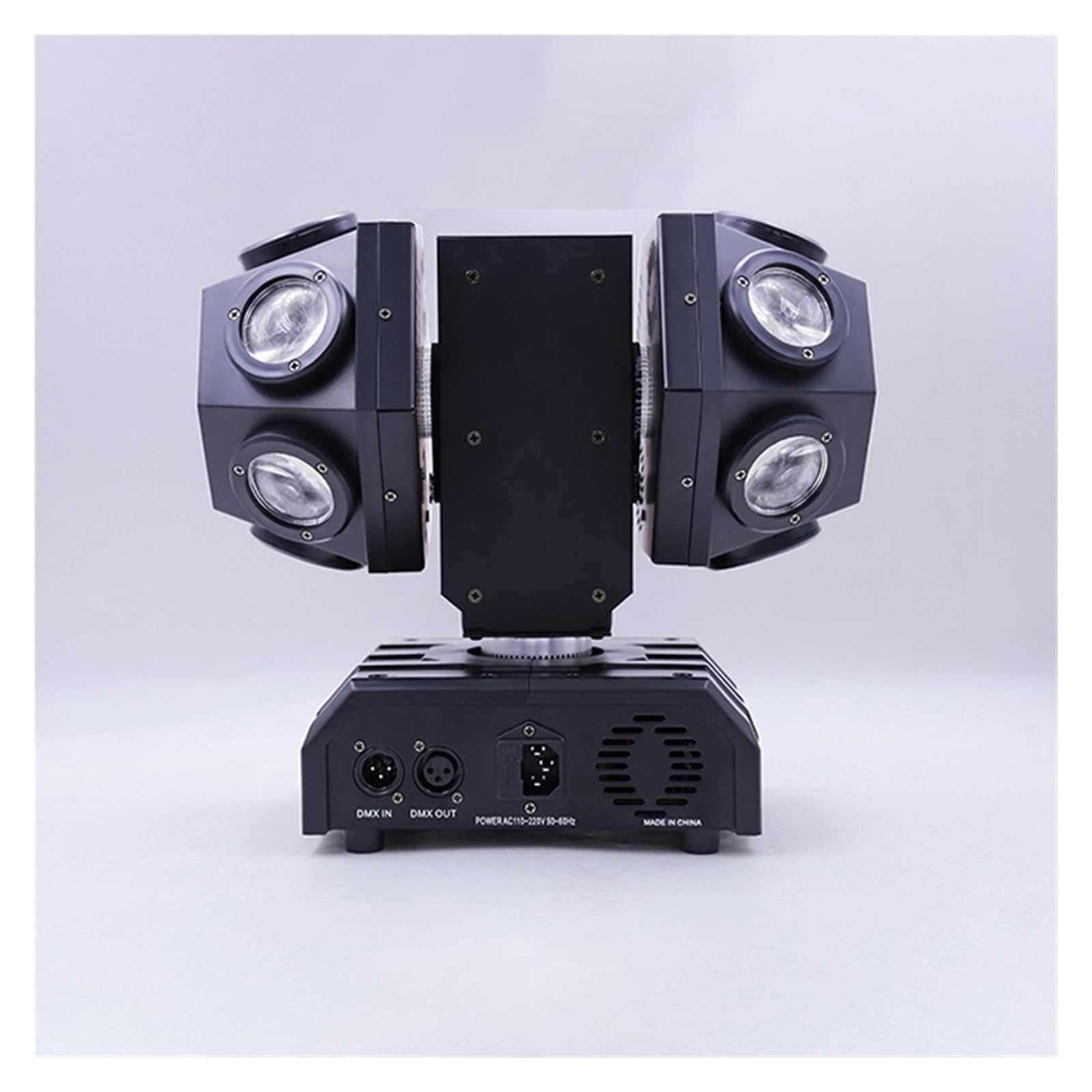 AmAzwi Lámparas de iluminación para escenarios 12 X 10W Super Beam Led Luz con Cabezal móvil con Doble Bola / 120W RGBW KTV Dance Hall Bar Stage Disco Luz con Cabezal móvil para Fiesta Disco Club ktv